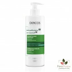 VICHY DERCOS ANTI PELLICULAIRE Shampooing traitant Cheveux normaux à gras 390ML