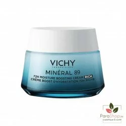 VICHY MINERAL 89 CREME BOOST D’HYDRATATION 72H RICHE 50ML