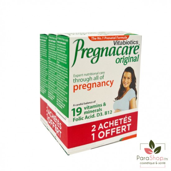VITABIOTICS PACK 2X Pregnacare Original +1 MOIS OFFERT