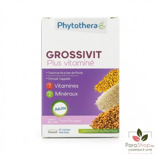 PHYTOTHERA GROSSIVIT PLUS 45 Gelules PHYTOTHERA GROSSIVIT PLUS 45 Gelules