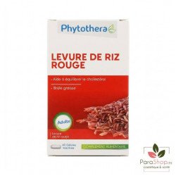 PHYTOTHERA Levure de Riz Rouge 60 Gélules PHYTOTHERA Levure de Riz Rouge 60 Gélules