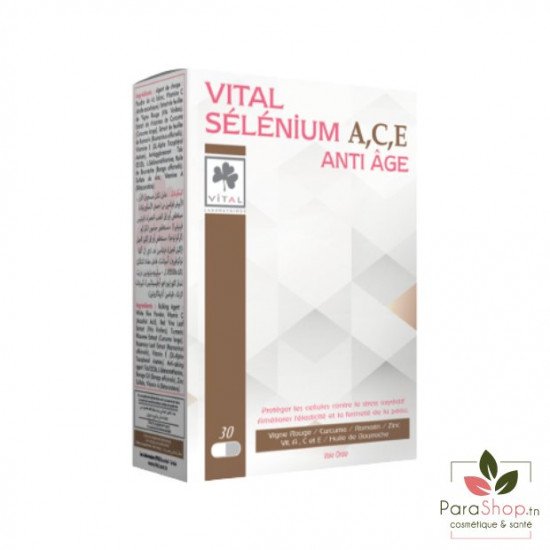 VITAL SELENIUM A C E ANTI AGE 30 GELULES VITAL SELENIUM A C E ANTI AGE 30 GELULES