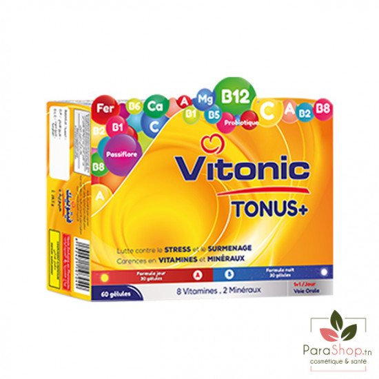 VITONIC TONUS + JOUR ET NUIT - 60 Gelules 