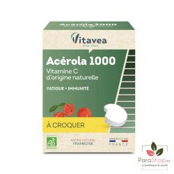 VITAVEA ACEROLA 1000 MG  VITAMINE C - 24 COMPRIMES A CROQUER VITAVEA ACEROLA 1000 MG  VITAMINE C - 24 COMPRIMES A CROQUER