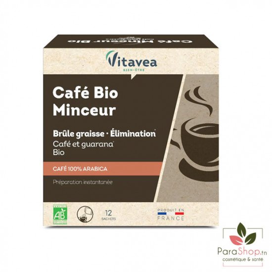 VITAVEA CAFÉ BIO MINCEUR 12 SACHETS