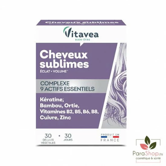 VITAVEA CHEVEUX SUBLIMES 30 GELULES VITAVEA CHEVEUX SUBLIMES 30 GELULES
