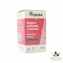 VITAVEA EXPERT GRAISSES ET SUCRES 40 gélules