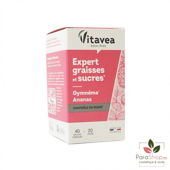 VITAVEA EXPERT GRAISSES ET SUCRES 40 gélules