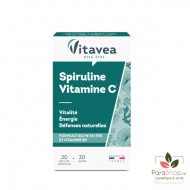 VITAVEA SPIRULINE VITAMINE C 30 Gelules  VITAVEA SPIRULINE VITAMINE C 30 Gelules