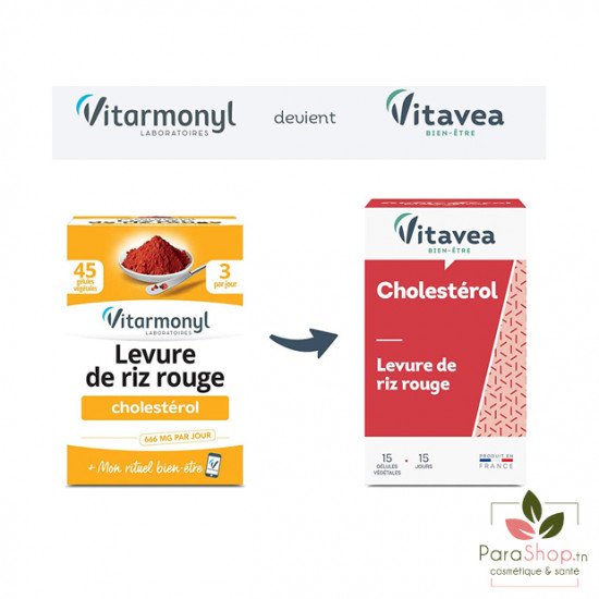 VITAVEA CHOLESTEROL LEVURE DE RIZ ROUGE