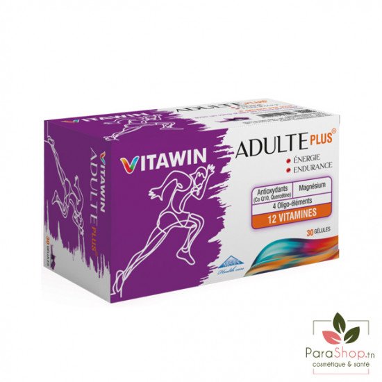 VITAWIN ADULTE PLUS 30 GELULES