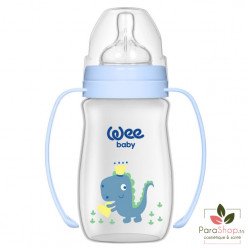 WEE BABY BIBERON PP COL LARGE AVEC ANSES 0-6M 250ML - 138 WEE BABY BIBERON PP COL LARGE AVEC ANSES 0-6M 250ML - 138