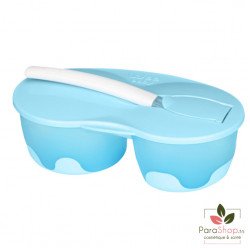 WEE BABY SET BOL A DEUX COMPARTIMENTS ET CUILLERE - 866 WEE BABY SET BOL A DEUX COMPARTIMENTS ET CUILLERE - 866
