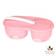 WEE BABY SET BOL A DEUX COMPARTIMENTS ET CUILLERE - 866 WEE BABY SET BOL A DEUX COMPARTIMENTS ET CUILLERE - 866