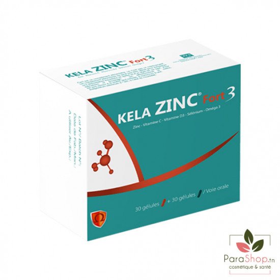 KELA ZINC FORT 3 - 60 Gelules