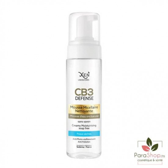 XEN CB3 DEFENSE MOUSSE MICELLAIRE PEAUX SECHES 200ML XEN CB3 DEFENSE MOUSSE MICELLAIRE PEAUX SECHES 200ML