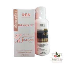 XEN DUO BiCover 50+ LIGHT BEIGE + Keratin Q10 Oil Replacement 100ML XEN DUO BiCover 50+ LIGHT BEIGE + Keratin Q10 Oil Replacement 100ML