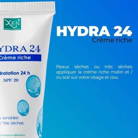 XEN HYDRA 24 CREME RICHE SPF20 50G XEN HYDRA 24 CREME RICHE SPF20 50G