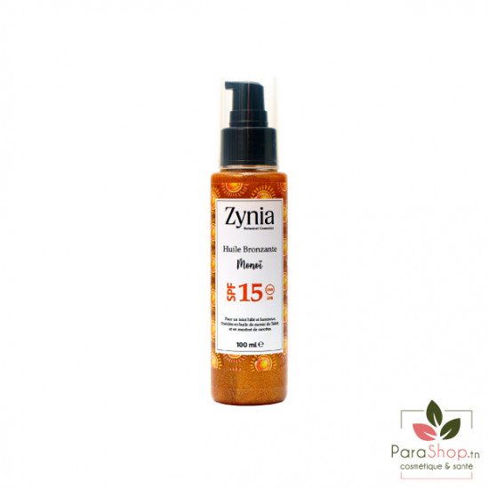 ZYNIA Huile Bronzante Monoi SPF 15 100ML ZYNIA Huile Bronzante Monoi SPF 15 100ML