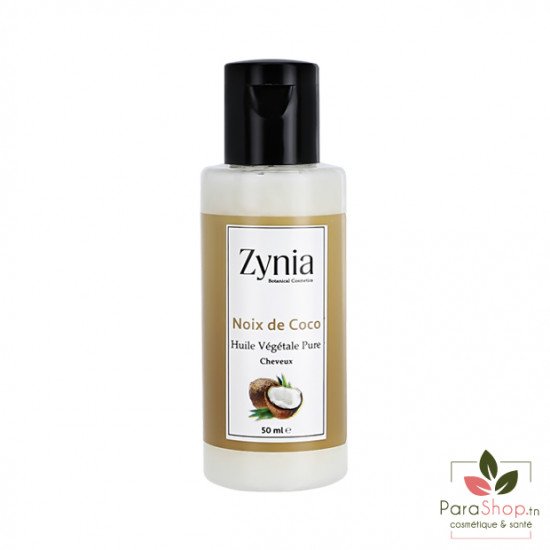 ZYNIA Huile Végétale Pure de Noix de Coco 50ML 