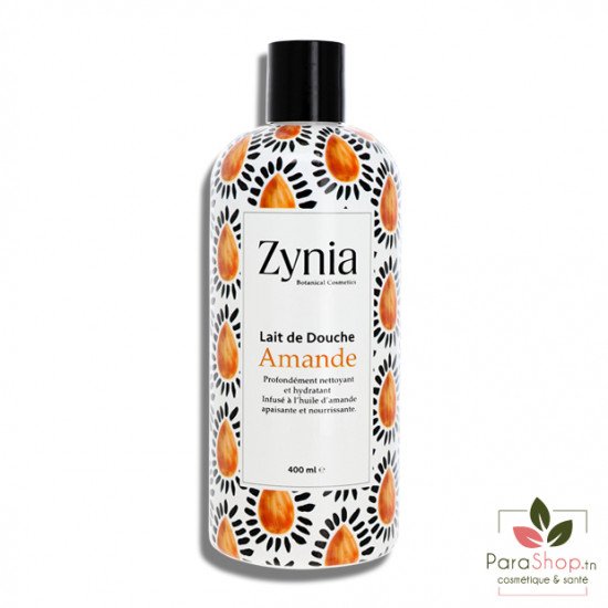 ZYNIA Lait de Douche Amande 400ML