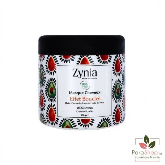 ZYNIA Masque Cheveux Effet Boucles 500Gr ZYNIA Masque Cheveux Effet Boucles 500Gr
