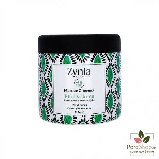 ZYNIA Masque Cheveux Effet Volume 500Gr ZYNIA Masque Cheveux Effet Volume 500Gr