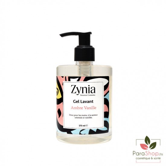 ZYNIA Gel Lavant Ambre Vanille 370ML ZYNIA Gel Lavant Ambre Vanille 370ML