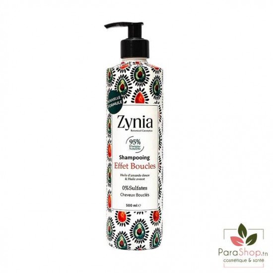 ZYNIA Shampooing Effet Boucles 500ML ZYNIA Shampooing Effet Boucles 500ML