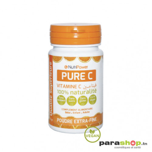 Nutripower Pure C Vitamine C En Poudre Extra Fine 50g Nutripower Pure C Vitamine C En Poudre Extra Fine 50g
