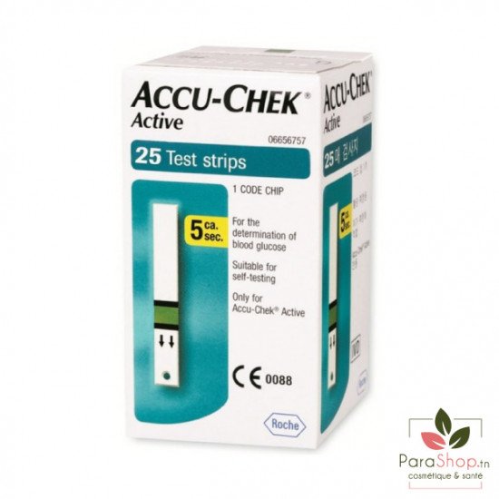 ACCU-CHEK ACTIVE BANDELETTES 25