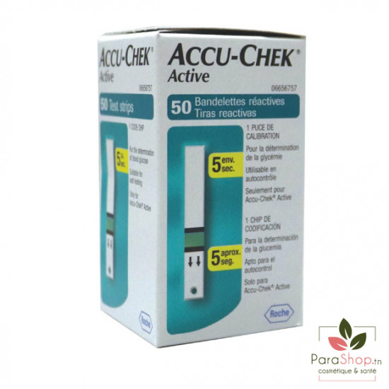 ACCU-CHEK ACTIVE BANDELETTES 50