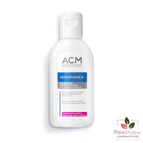 ACM NOVOPHANE K SHAMPOOING PELLICULES SÉVÈRES 125ML