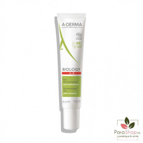 ADERMA BIOLOGY AR Soin Dermatologique Anti-rougeurs 40ML