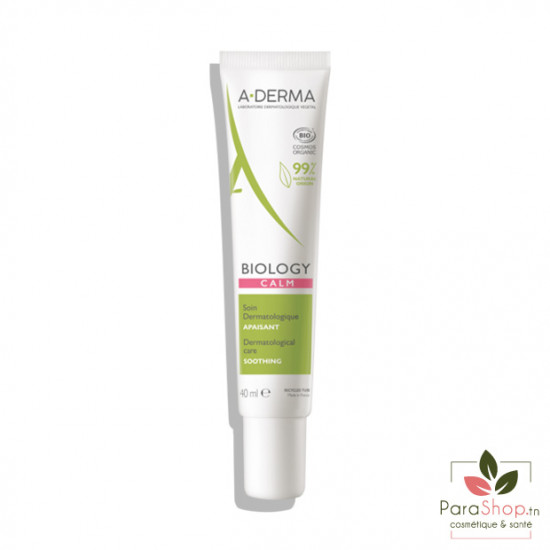 ADERMA BIOLOGY CALM Soin Dermatologique Apaisant 40ML