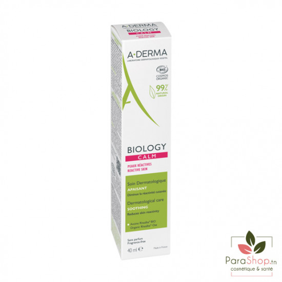 ADERMA BIOLOGY CALM Soin Dermatologique Apaisant 40ML