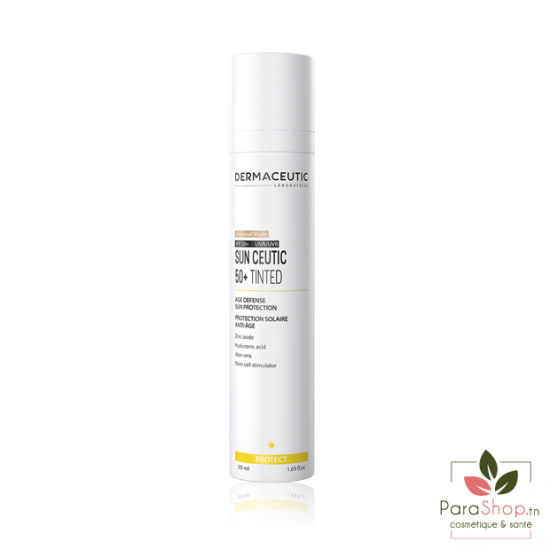 DERMACEUTIC SUN CEUTIC 50+ Protection Anti age Teintée 