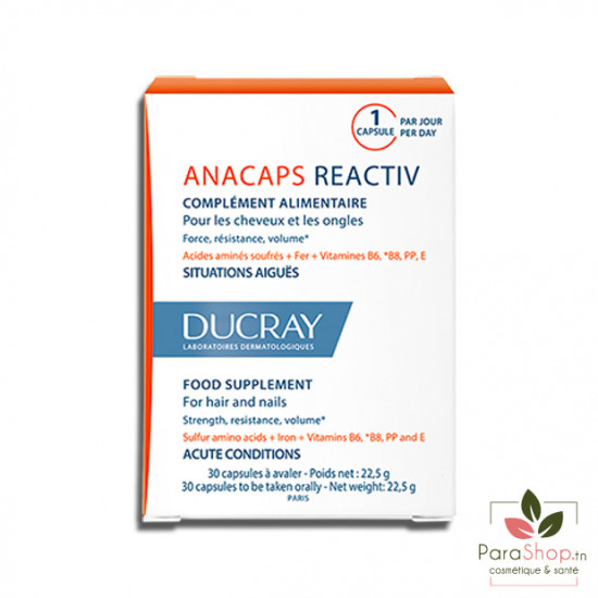 DUCRAY ANACAPS REACTIV 30 Gellules 