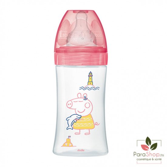 DODIE Biberon Initiation+ Anti Colique - Peppa 0-6M 270ML