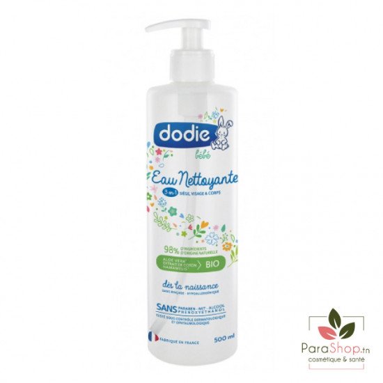 DODIE Eau Nettoyante Bébé 3 en 1 500ML