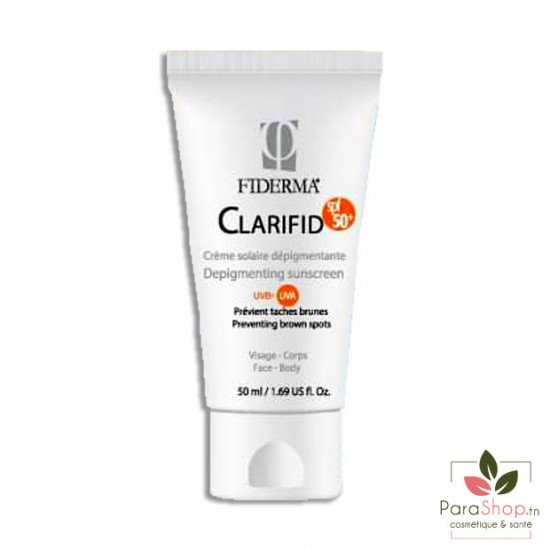 FIDERMA CLARIFID CREME SOLAIRE DEPIGMENTANTE SPF 50+ 50ML