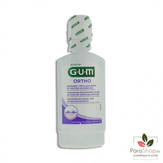 GUM ORTHO Bain de bouche 300ML