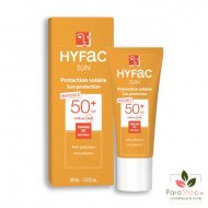 HYFAC SUN PROTECTION SOLAIRE INVISIBLE SPF50+ 40ML HYFAC SUN PROTECTION SOLAIRE INVISIBLE SPF50+ 40ML
