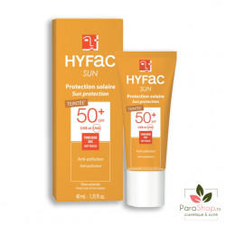 HYFAC SUN PROTECTION SOLAIRE TEINTEE SPF50+ 40ML HYFAC SUN PROTECTION SOLAIRE TEINTEE SPF50+ 40ML