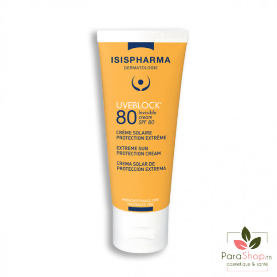 ISISPHARMA UVEBLOCK CREME INVISIBLE SPF80 40ML