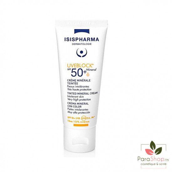 ISISPHARMA UVEBLOCK CREME MINERALE TEINTÉE SPF 50+ 