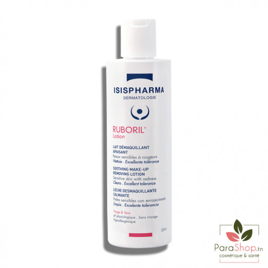 ISISPHARMA RUBORIL LOTION Lait Demaquillant Apaisant 250ML