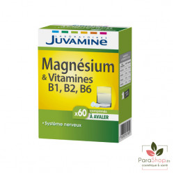 JUVAMINE MAGNESIUM ET VITAMINES B1, B2, B6 - 60 COMPRIMÉS JUVAMINE MAGNESIUM ET VITAMINES B1, B2, B6 - 60 COMPRIMÉS