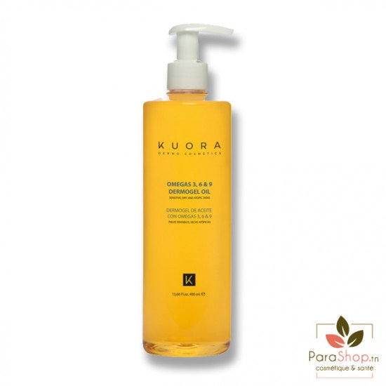 KUORA DERMOGEL - Huile de Douche Omegas 3, 6 & 9 400ML