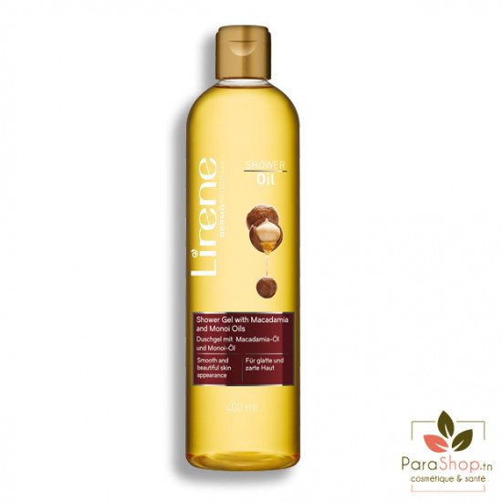 Lirene Huile de Douche Macadamia et Monoi 400ML